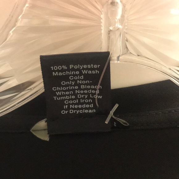 NWT Ann Taylor Black Wrap Dress - Picture 4 of 4